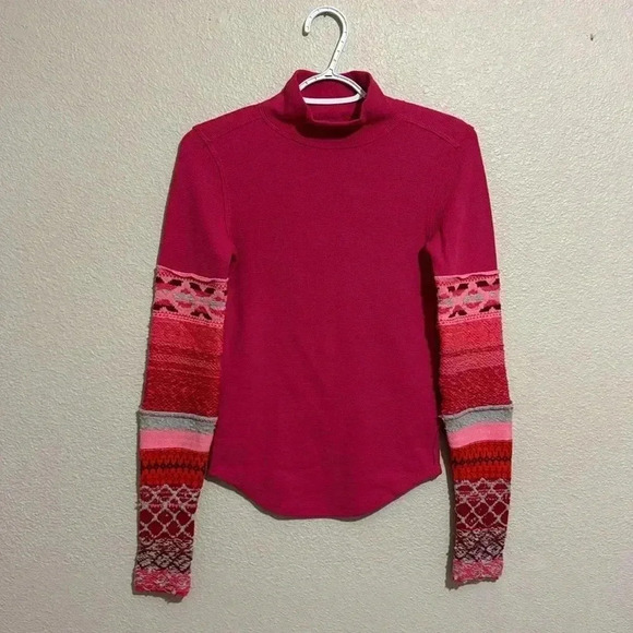 Free people We The Free All Too Well Cuff Waffle Thermal Long Sleeve Top - Picture 2 of 7